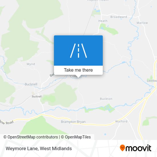 Weymore Lane map