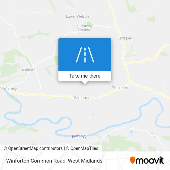 Winforton Common Road map