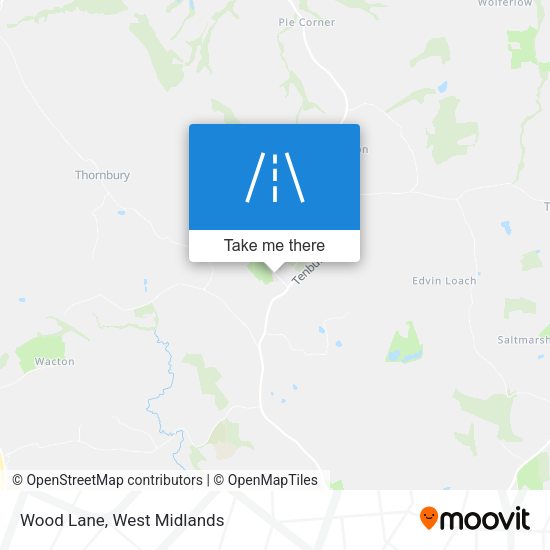 Wood Lane map