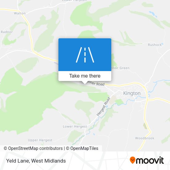 Yeld Lane map