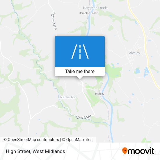 High Street map