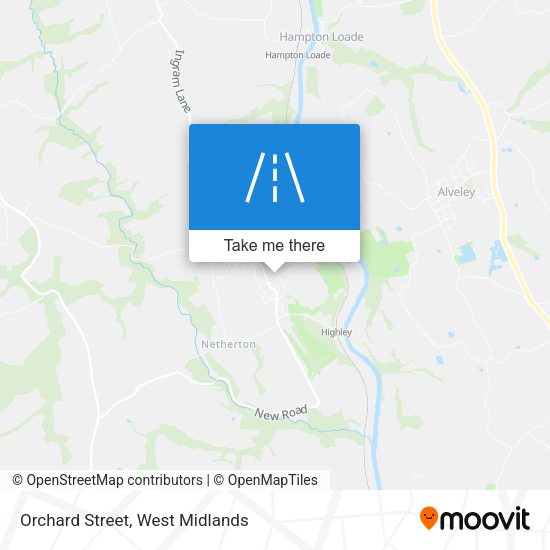 Orchard Street map