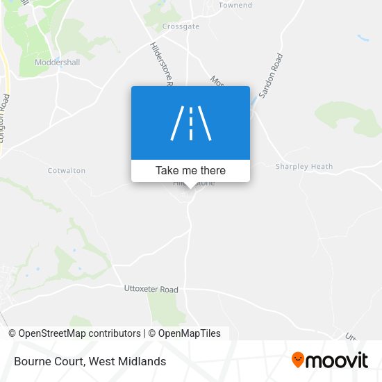 Bourne Court map