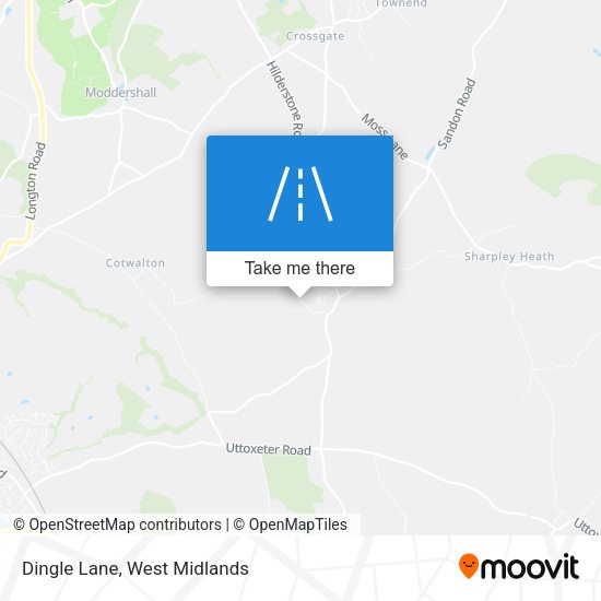 Dingle Lane map