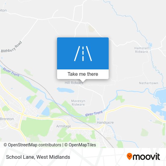 School Lane map