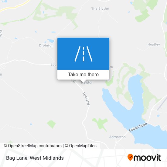 Bag Lane map