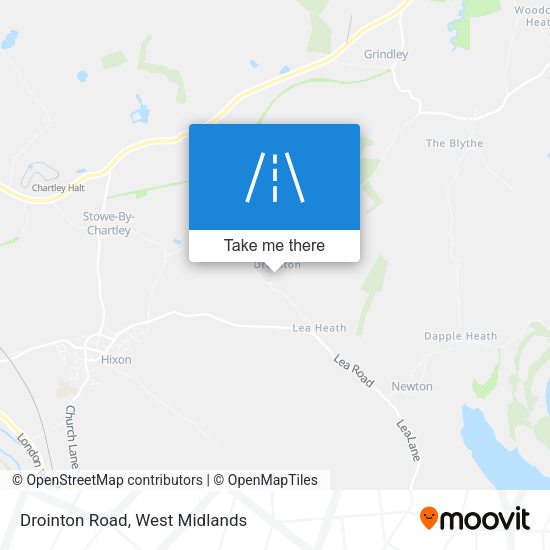 Drointon Road map