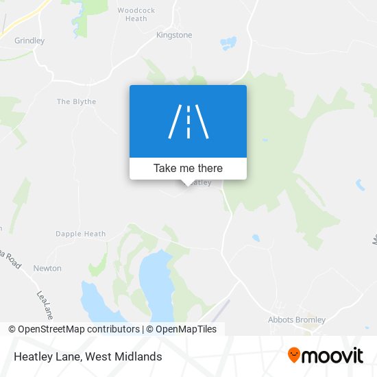 Heatley Lane map