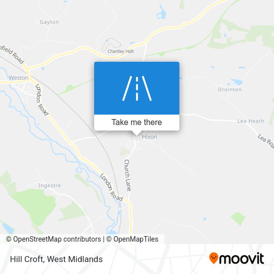 Hill Croft map