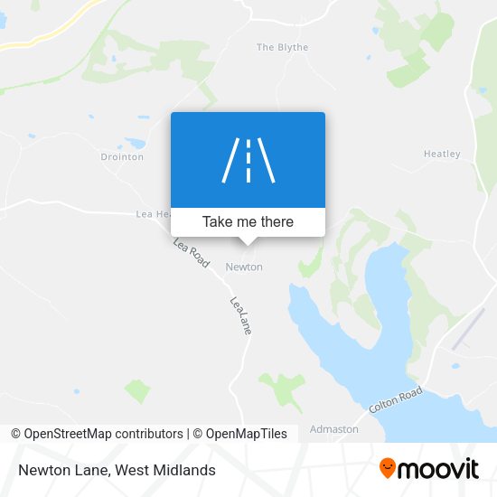 Newton Lane map