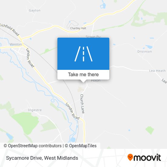 Sycamore Drive map