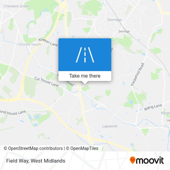 Field Way map