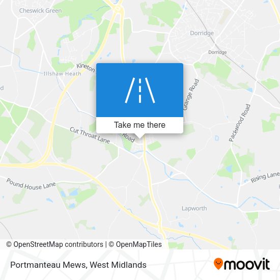 Portmanteau Mews map