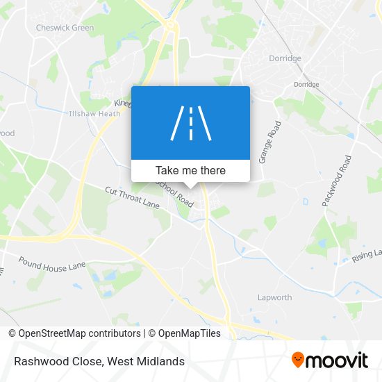 Rashwood Close map
