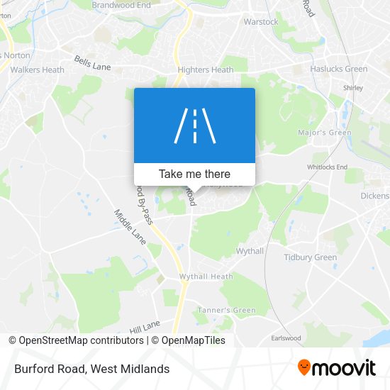 Burford Road map