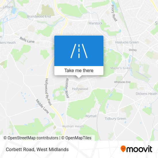 Corbett Road map
