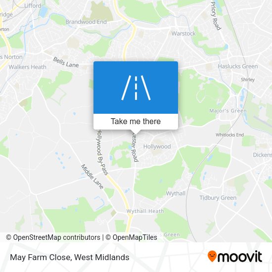 May Farm Close map