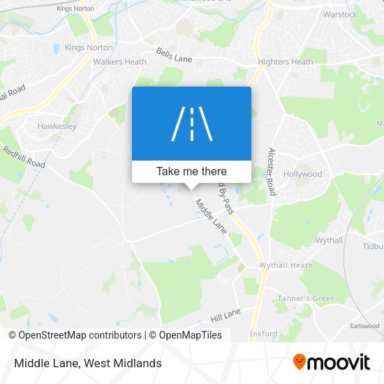 Middle Lane map