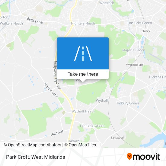 Park Croft map