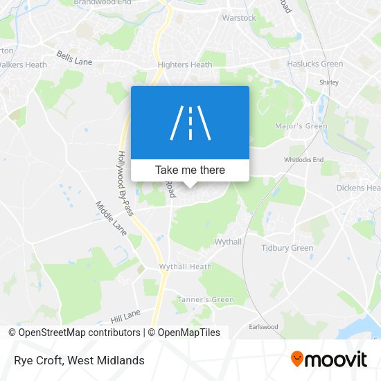 Rye Croft map