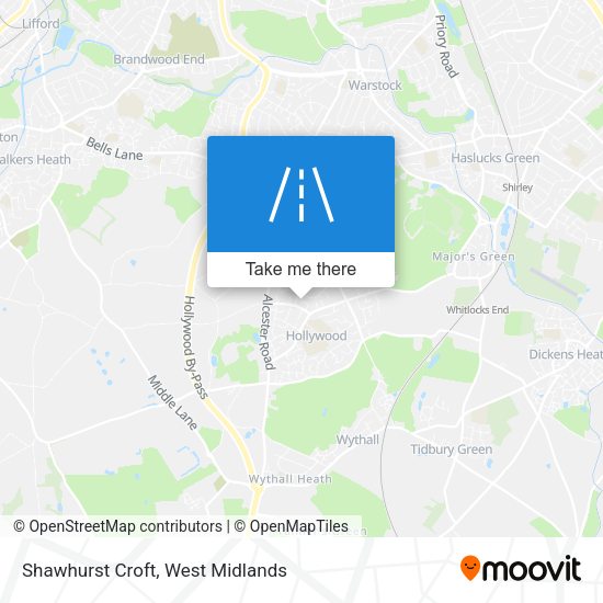 Shawhurst Croft map