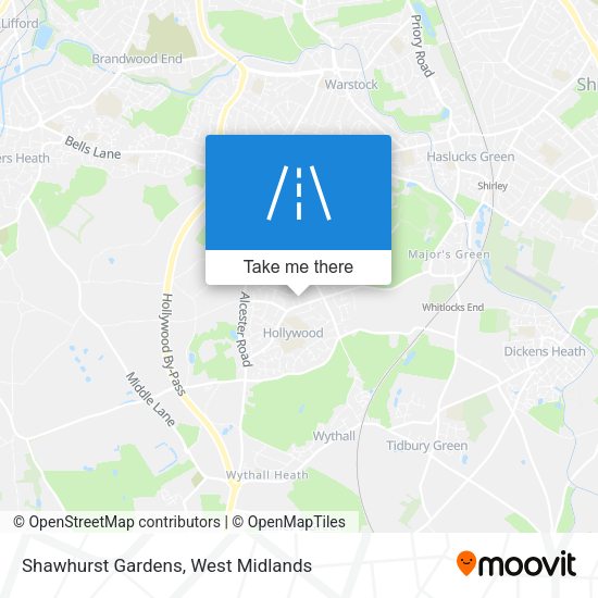 Shawhurst Gardens map
