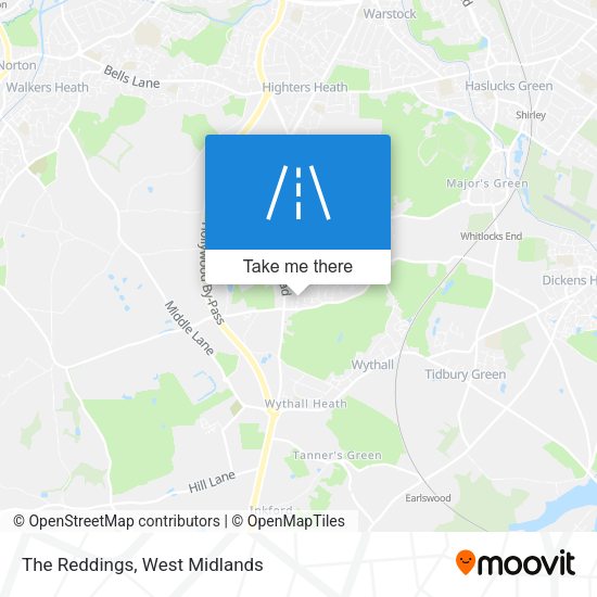 The Reddings map