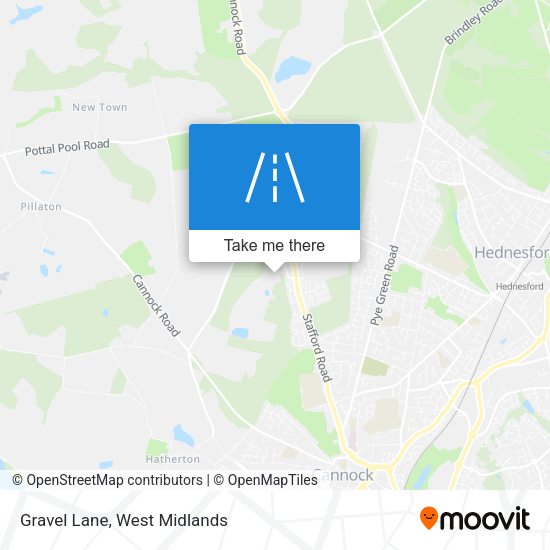 Gravel Lane map