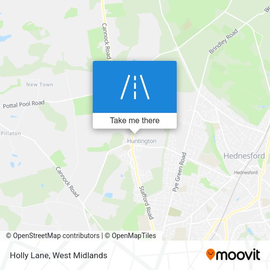 Holly Lane map