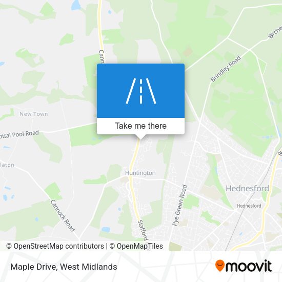 Maple Drive map