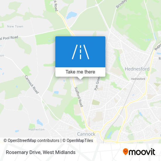 Rosemary Drive map