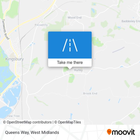 Queens Way map