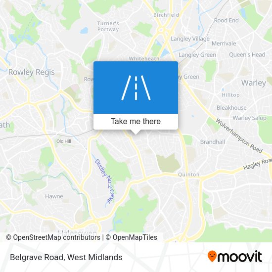 Belgrave Road map