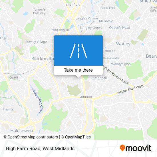 High Farm Road map