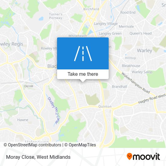 Moray Close map