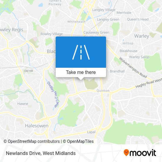 Newlands Drive map