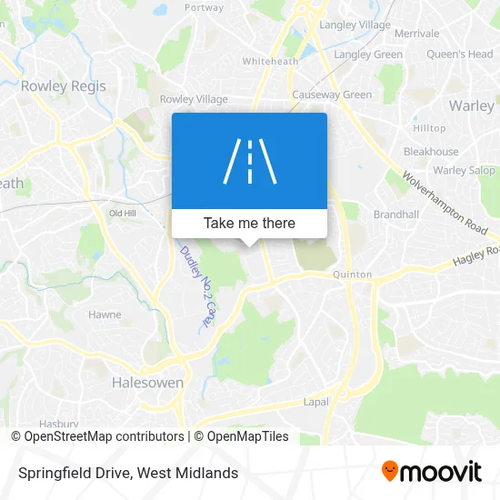 Springfield Drive map