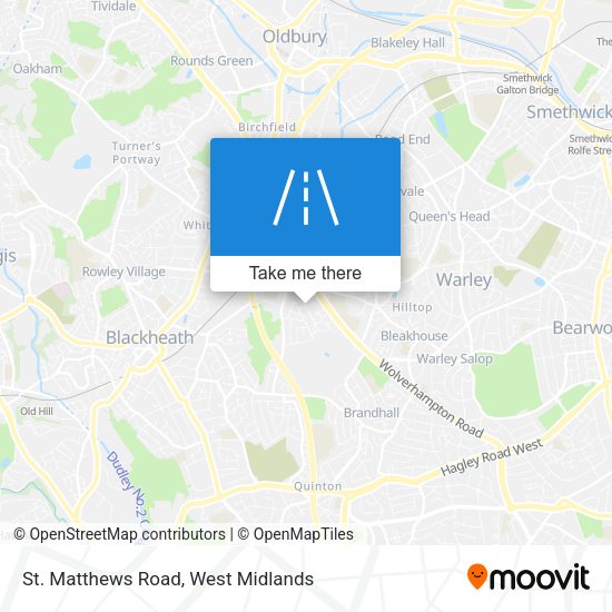 St. Matthews Road map