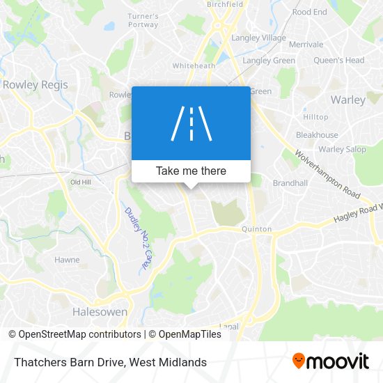 Thatchers Barn Drive map