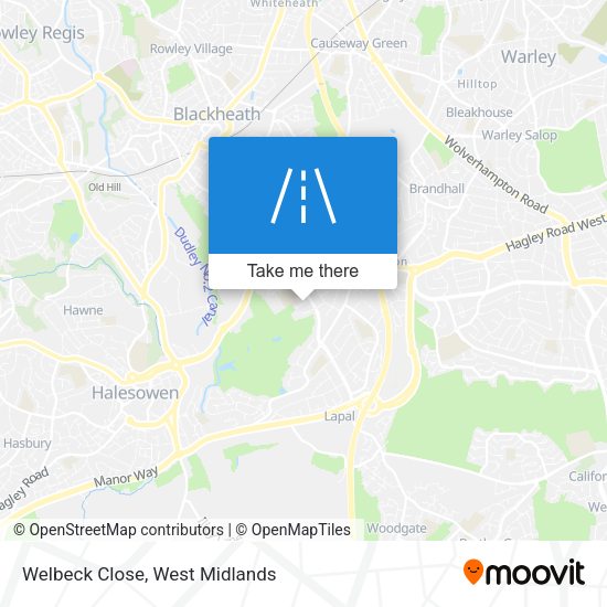 Welbeck Close map