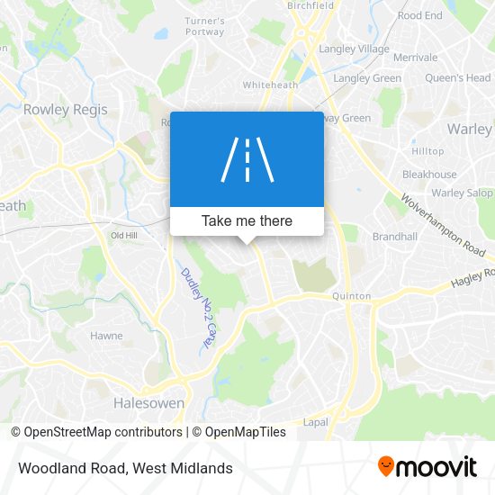 Woodland Road map