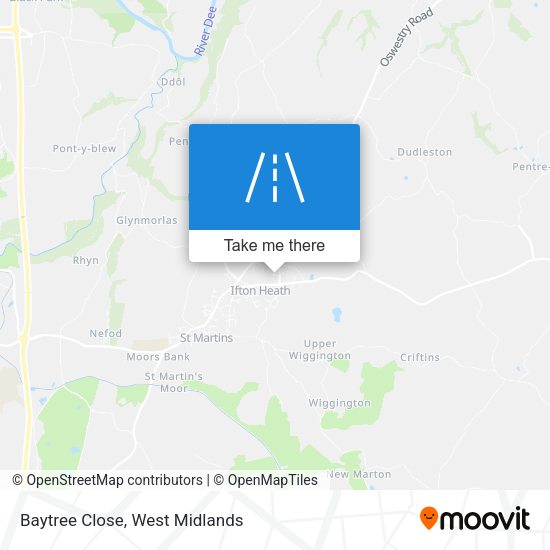 Baytree Close map