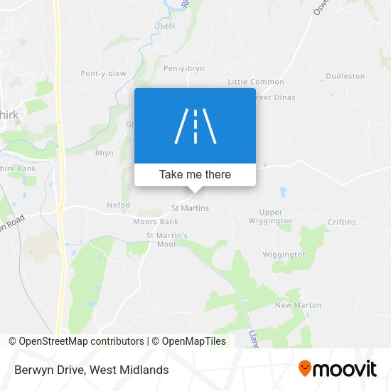 Berwyn Drive map