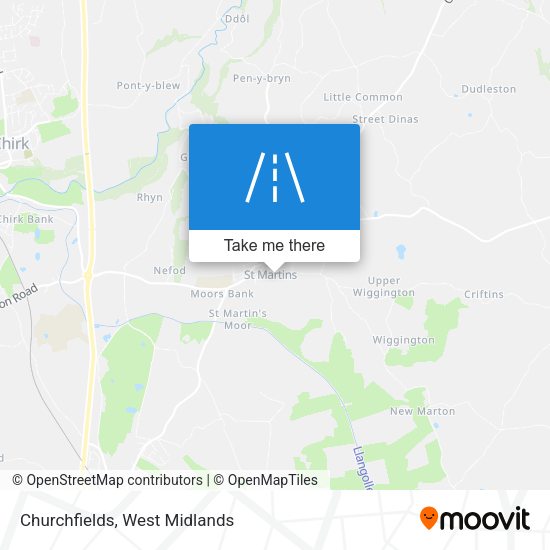Churchfields map