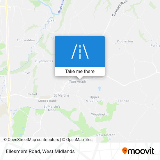 Ellesmere Road map