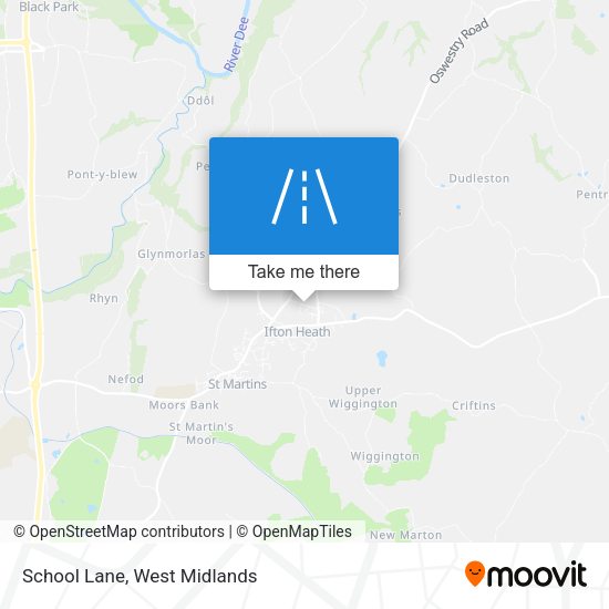 School Lane map