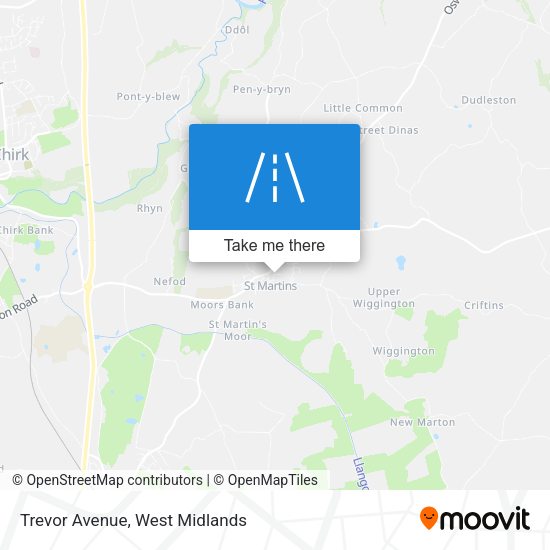 Trevor Avenue map