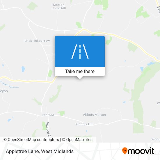 Appletree Lane map