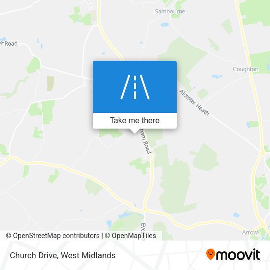 Church Drive map
