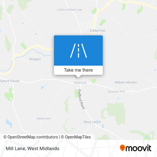 Mill Lane map